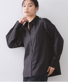 OPAQUE.CLIP / オペーク ドット クリップ シャツ・ブラウス | 襟チュールシャツ【洗濯機OK】