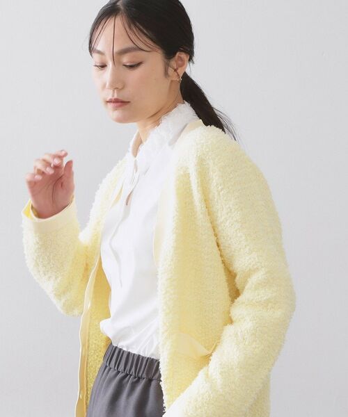 OPAQUE.CLIP / オペーク ドット クリップ シャツ・ブラウス | 襟チュールシャツ【洗濯機OK】 | 詳細1