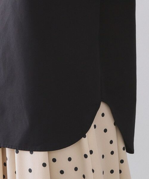 OPAQUE.CLIP / オペーク ドット クリップ シャツ・ブラウス | 襟チュールシャツ【洗濯機OK】 | 詳細15