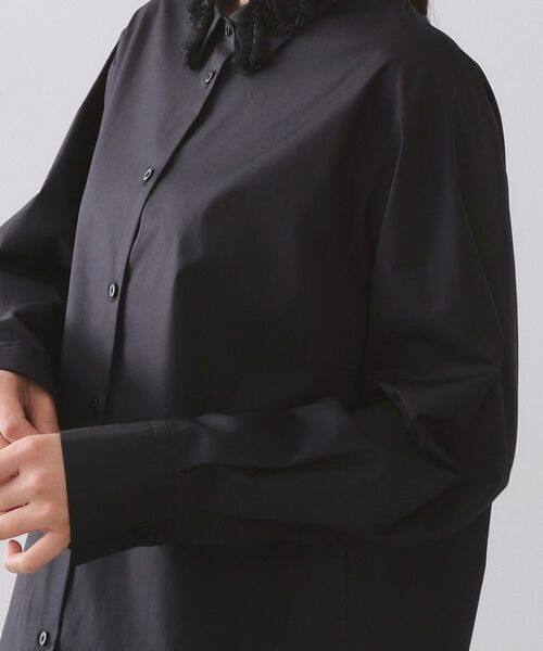 OPAQUE.CLIP / オペーク ドット クリップ シャツ・ブラウス | 襟チュールシャツ【洗濯機OK】 | 詳細16