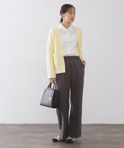 OPAQUE.CLIP / オペーク ドット クリップ シャツ・ブラウス | 襟チュールシャツ【洗濯機OK】 | 詳細2