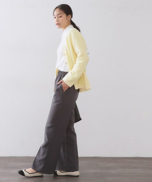 OPAQUE.CLIP / オペーク ドット クリップ シャツ・ブラウス | 襟チュールシャツ【洗濯機OK】 | 詳細3