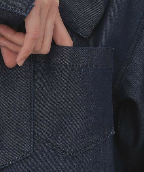 OPAQUE.CLIP / オペーク ドット クリップ シャツ・ブラウス | セルロース混デニムボウタイブラウス【洗濯機OK】 | 詳細13