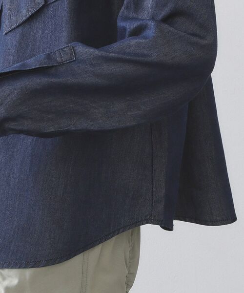 OPAQUE.CLIP / オペーク ドット クリップ シャツ・ブラウス | セルロース混デニムボウタイブラウス【洗濯機OK】 | 詳細16