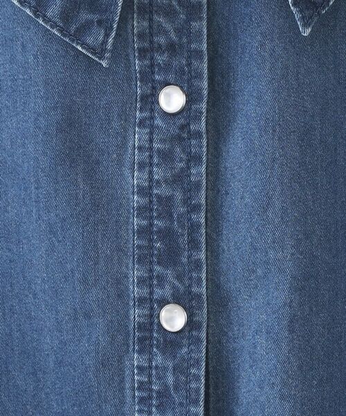OPAQUE.CLIP / オペーク ドット クリップ シャツ・ブラウス | セルロース混デニムボウタイブラウス【洗濯機OK】 | 詳細4