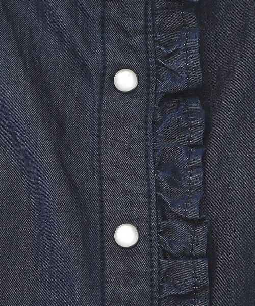 OPAQUE.CLIP / オペーク ドット クリップ シャツ・ブラウス | セルロース混デニムフリルブラウス【洗濯機OK】 | 詳細8