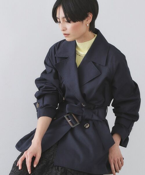 OPAQUE.CLIP / オペーク ドット クリップ トレンチコート | ミドルトレンチコート【洗濯機OK】 | 詳細12