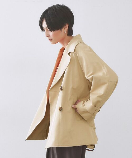 OPAQUE.CLIP / オペーク ドット クリップ トレンチコート | ミドルトレンチコート【洗濯機OK】 | 詳細2