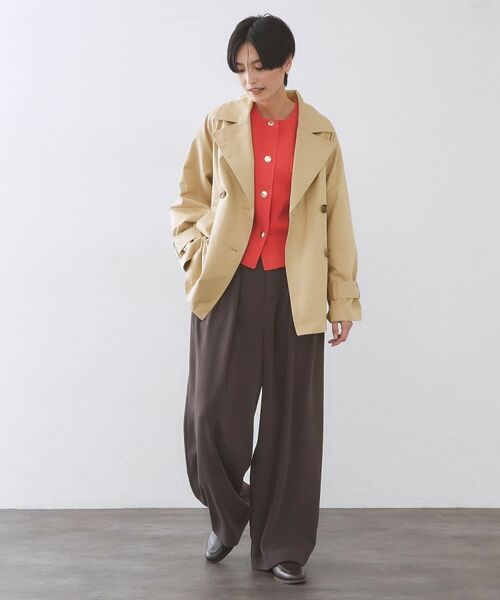 OPAQUE.CLIP / オペーク ドット クリップ トレンチコート | ミドルトレンチコート【洗濯機OK】 | 詳細3