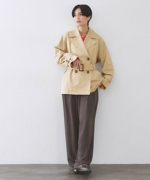 OPAQUE.CLIP / オペーク ドット クリップ トレンチコート | ミドルトレンチコート【洗濯機OK】 | 詳細6