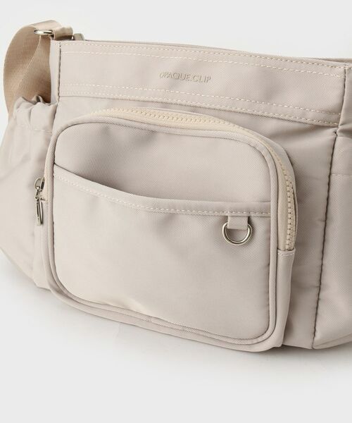OPAQUE.CLIP / オペーク ドット クリップ ショルダーバッグ | フロントポケット3層デザインショルダーバッグ【マルチポケット】 | 詳細17
