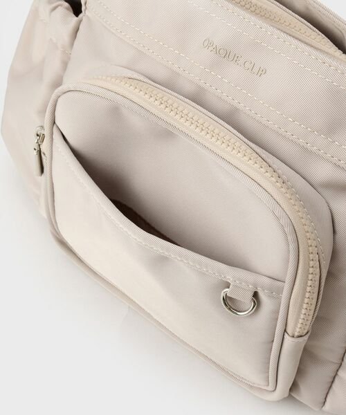 OPAQUE.CLIP / オペーク ドット クリップ ショルダーバッグ | フロントポケット3層デザインショルダーバッグ【マルチポケット】 | 詳細18