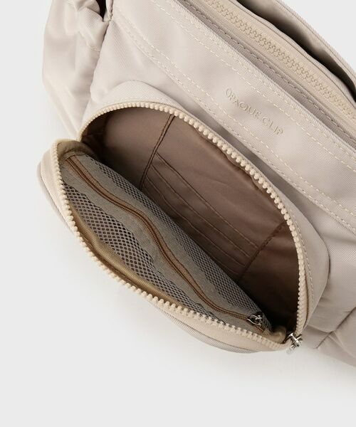 OPAQUE.CLIP / オペーク ドット クリップ ショルダーバッグ | フロントポケット3層デザインショルダーバッグ【マルチポケット】 | 詳細19