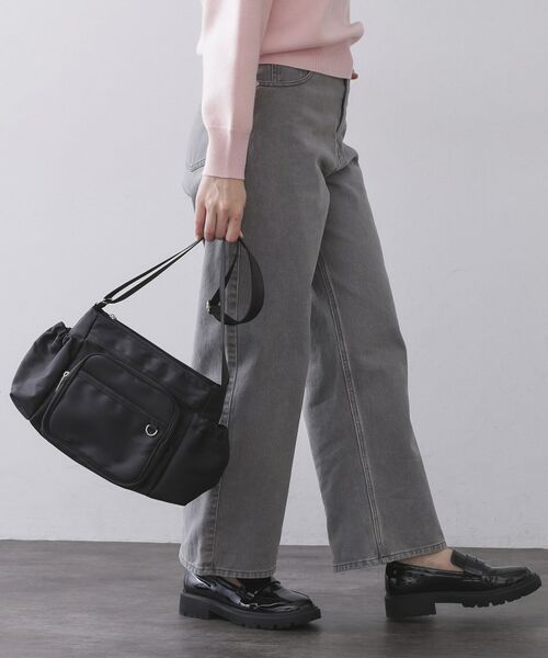 OPAQUE.CLIP / オペーク ドット クリップ ショルダーバッグ | フロントポケット3層デザインショルダーバッグ【マルチポケット】 | 詳細3