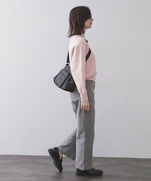 OPAQUE.CLIP / オペーク ドット クリップ ショルダーバッグ | フロントポケット3層デザインショルダーバッグ【マルチポケット】 | 詳細4