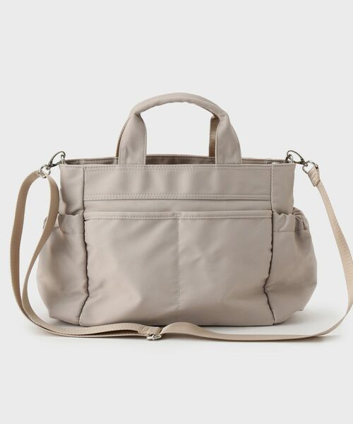 OPAQUE.CLIP / オペーク ドット クリップ トートバッグ | フロントWポケット3層デザインミドルトートバッグ【2WAY／マルチポケット】 | 詳細11