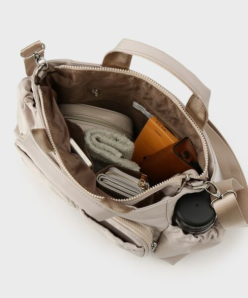 OPAQUE.CLIP / オペーク ドット クリップ トートバッグ | フロントWポケット3層デザインミドルトートバッグ【2WAY／マルチポケット】 | 詳細16