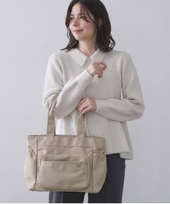 OPAQUE.CLIP / オペーク ドット クリップ トートバッグ | フロントポケット3層デザインBIGトートバッグ【マルチポケット】