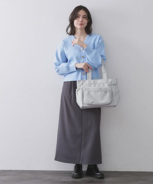 OPAQUE.CLIP / オペーク ドット クリップ トートバッグ | フロントポケット3層デザインBIGトートバッグ【マルチポケット】 | 詳細2