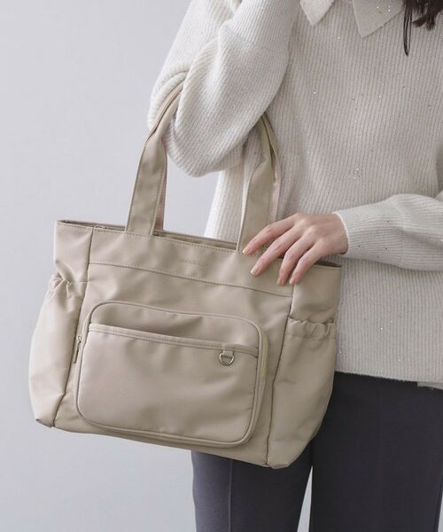 OPAQUE.CLIP / オペーク ドット クリップ トートバッグ | フロントポケット3層デザインBIGトートバッグ【マルチポケット】 | 詳細5