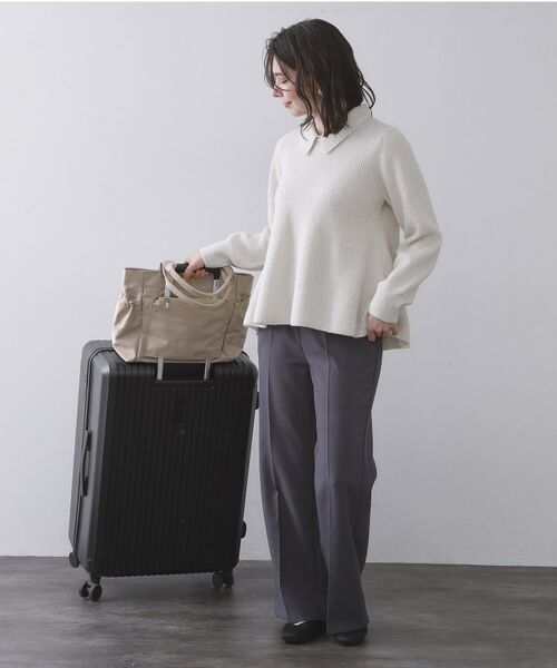 OPAQUE.CLIP / オペーク ドット クリップ トートバッグ | フロントポケット3層デザインBIGトートバッグ【マルチポケット】 | 詳細6