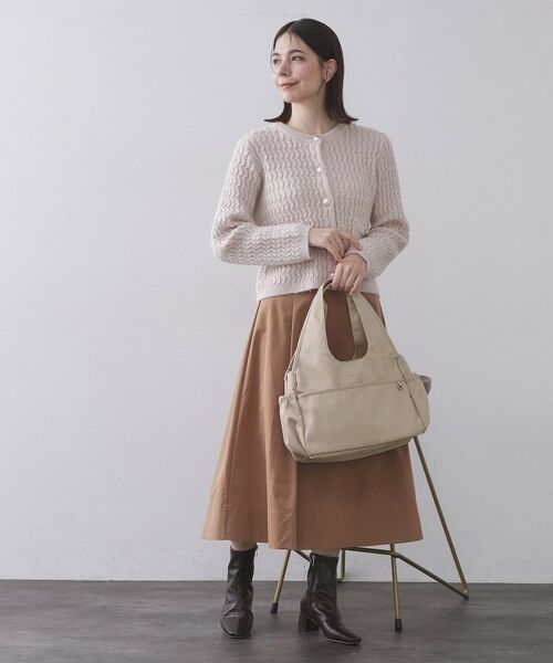 OPAQUE.CLIP / オペーク ドット クリップ トートバッグ | フロントポケット3層デザイントライアングルミドルトートバッグ【マルチポケット】 | 詳細6