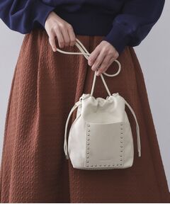 素材アソートサイドドロストミニショルダーバッグ【長さ調整可能】