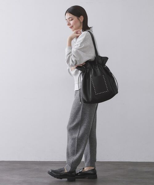 OPAQUE.CLIP / オペーク ドット クリップ トートバッグ | 素材アソートドロストデザイン巾着トートバッグ【A4サイズ対応】 | 詳細4