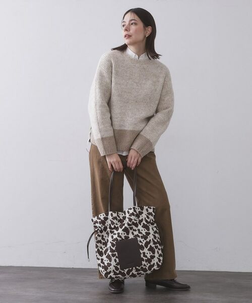 OPAQUE.CLIP / オペーク ドット クリップ トートバッグ | 素材アソートドロストデザイン巾着トートバッグ【A4サイズ対応】 | 詳細8