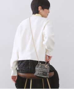 OPAQUE.CLIP / オペーク ドット クリップ ショルダーバッグ | 【2WAY】ツイードコンビミニショルダー
