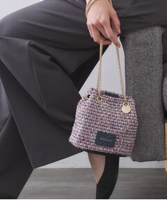 OPAQUE.CLIP / オペーク ドット クリップ ショルダーバッグ | 【2WAY】ツイードコンビミニショルダー