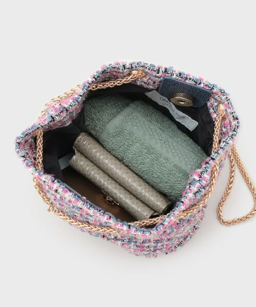 OPAQUE.CLIP / オペーク ドット クリップ ショルダーバッグ | 【2WAY】ツイードコンビミニショルダー | 詳細12