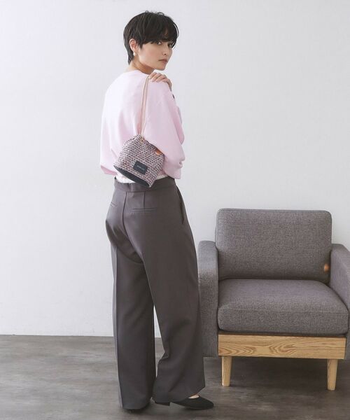 OPAQUE.CLIP / オペーク ドット クリップ ショルダーバッグ | 【2WAY】ツイードコンビミニショルダー | 詳細4