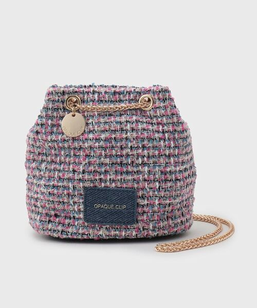 OPAQUE.CLIP / オペーク ドット クリップ ショルダーバッグ | 【2WAY】ツイードコンビミニショルダー | 詳細6