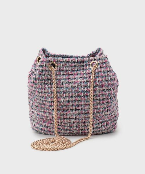 OPAQUE.CLIP / オペーク ドット クリップ ショルダーバッグ | 【2WAY】ツイードコンビミニショルダー | 詳細8