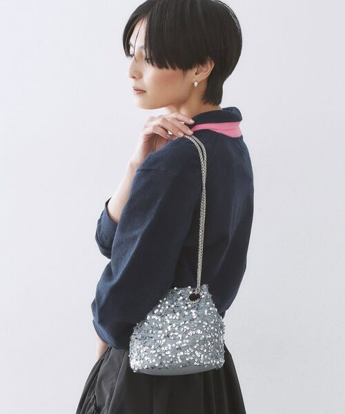 OPAQUE.CLIP / オペーク ドット クリップ ショルダーバッグ | 【2WAY】スパンコールミニショルダー | 詳細3