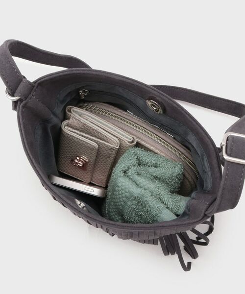 OPAQUE.CLIP / オペーク ドット クリップ ショルダーバッグ | スクエアフリンジショルダーバッグ | 詳細12