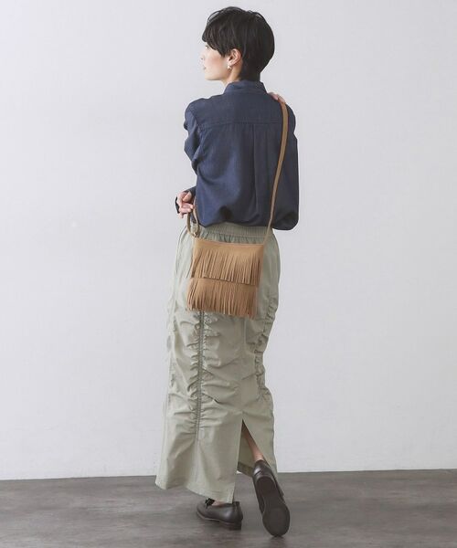 OPAQUE.CLIP / オペーク ドット クリップ ショルダーバッグ | スクエアフリンジショルダーバッグ | 詳細2