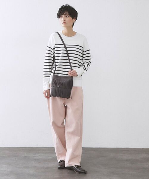 OPAQUE.CLIP / オペーク ドット クリップ ショルダーバッグ | スクエアフリンジショルダーバッグ | 詳細4