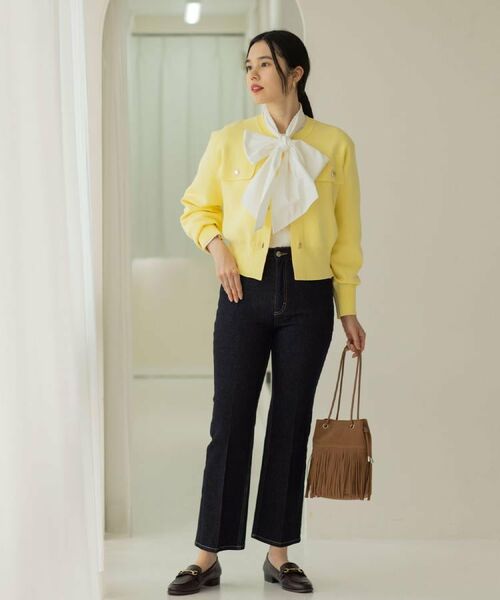 OPAQUE.CLIP / オペーク ドット クリップ トートバッグ | 【2WAY】フリンジ巾着ミニトート | 詳細15