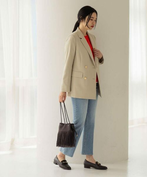 OPAQUE.CLIP / オペーク ドット クリップ トートバッグ | 【2WAY】フリンジ巾着ミニトート | 詳細16