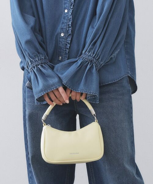 OPAQUE.CLIP / オペーク ドット クリップ ショルダーバッグ | 【2WAY】ボールチェーンミニショルダー（ライトイエロー(030)）