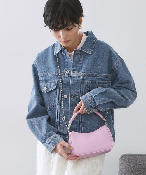 OPAQUE.CLIP / オペーク ドット クリップ ショルダーバッグ | 【2WAY】ボールチェーンミニショルダー（ピンク(071)）