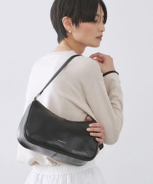 OPAQUE.CLIP / オペーク ドット クリップ ショルダーバッグ | スラッシュポケットショルダーバッグ（ブラック(019)）