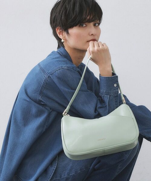 OPAQUE.CLIP / オペーク ドット クリップ ショルダーバッグ | スラッシュポケットショルダーバッグ（ミントグリーン(021)）