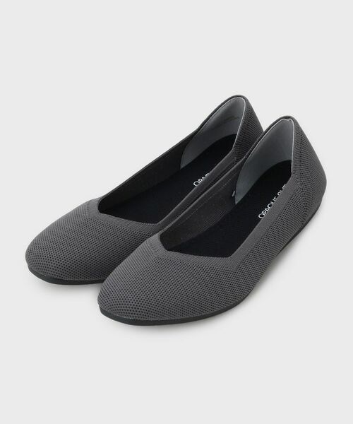 OPAQUE.CLIP / オペーク ドット クリップ パンプス | スクエアトゥニットパンプス(チャコールグレー(014))