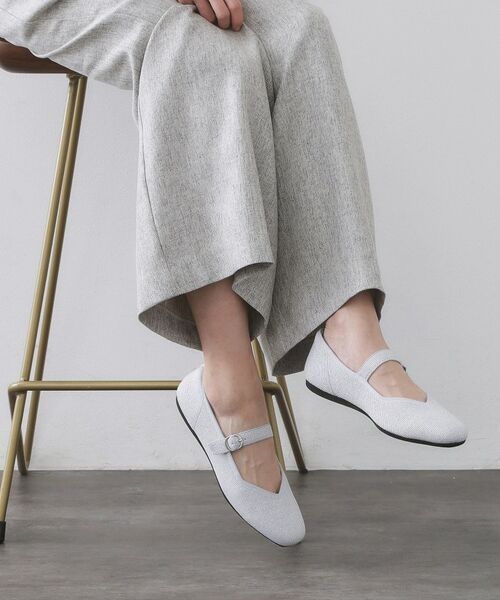 OPAQUE.CLIP / オペーク ドット クリップ パンプス | 【抗菌防臭／軽量／ウォッシャブル】スクエアトゥニットメリージェーン | 詳細6