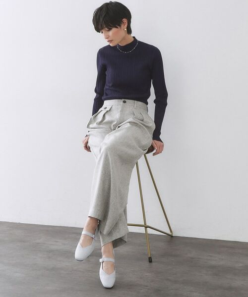 OPAQUE.CLIP / オペーク ドット クリップ パンプス | 【抗菌防臭／軽量／ウォッシャブル】スクエアトゥニットメリージェーン | 詳細7