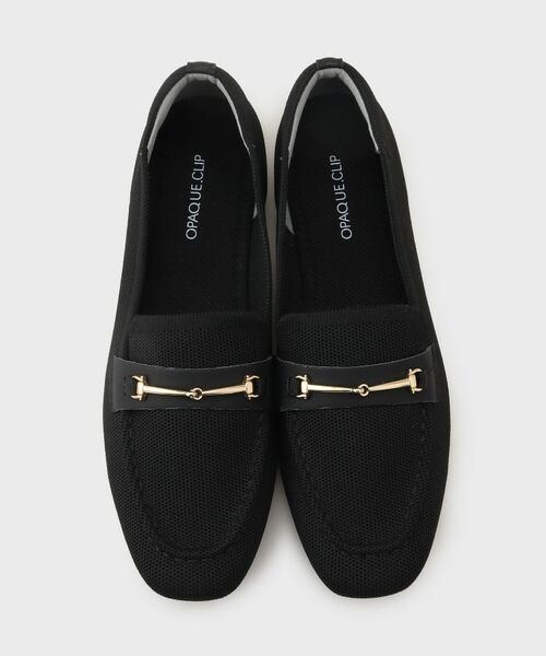 OPAQUE.CLIP / オペーク ドット クリップ フラットシューズ | スクエアトゥニットローファー | 詳細4