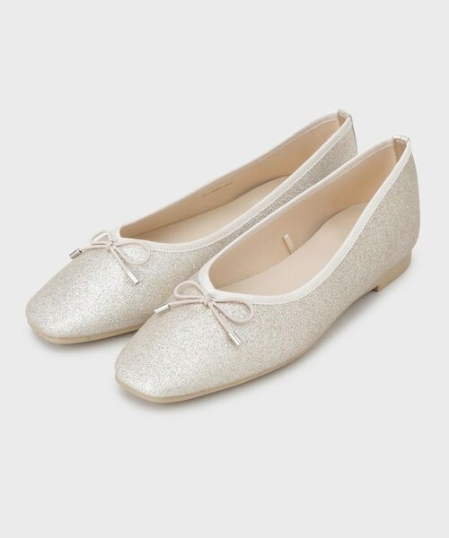 OPAQUE.CLIP / オペーク ドット クリップ パンプス | 新色追加！【定番】名品フラットバレエシューズ（ゴールド(107)）